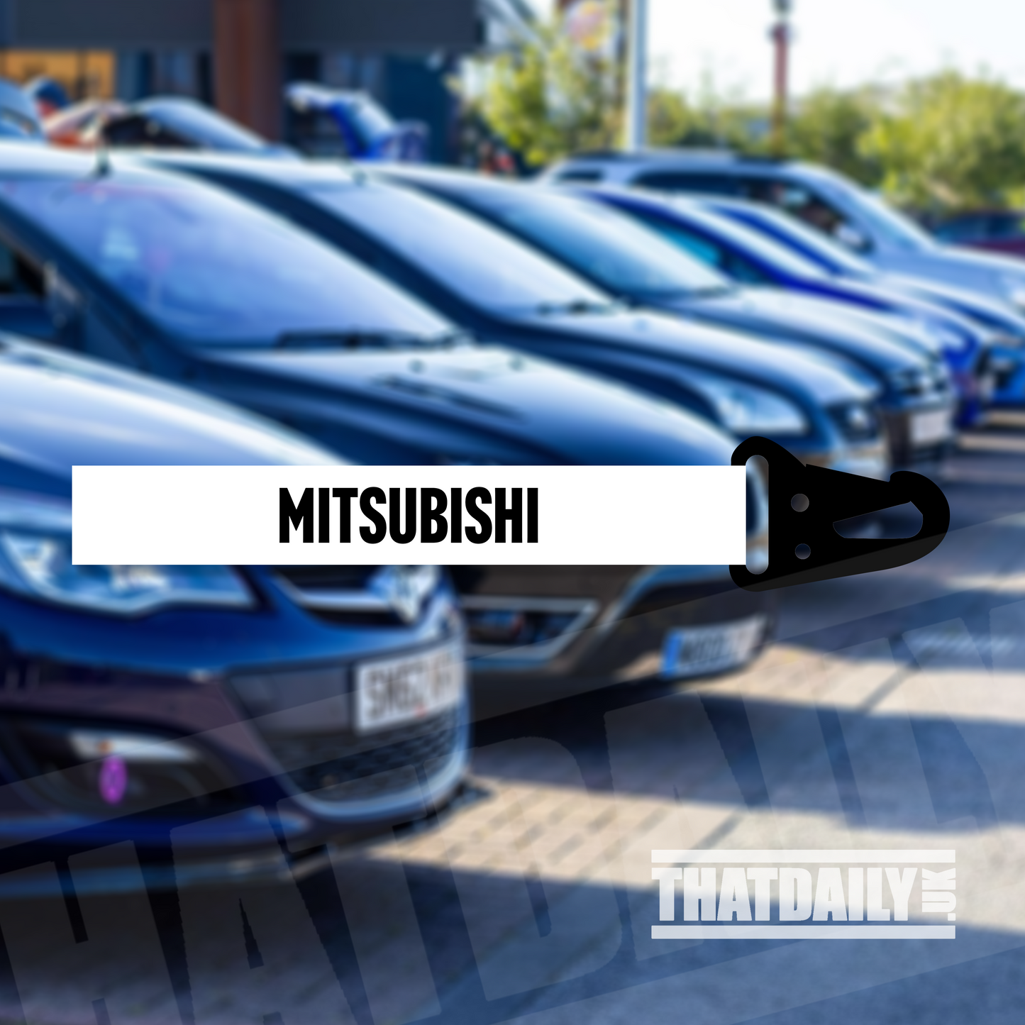 Mitsubishi Flight Tag Keychain