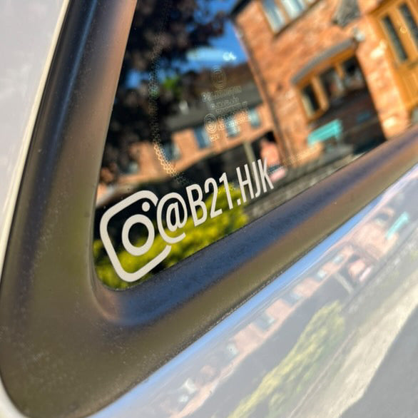 B21.HJK Instagram Decal by ThatDaily.uk