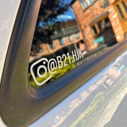 B21.HJK Instagram Decal by ThatDaily.uk