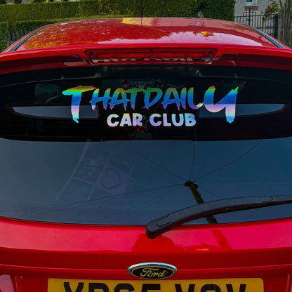 ThatDailyCarClub Decal - Oil Slick Vinyl