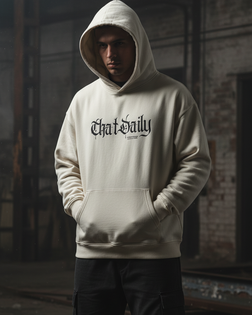 Hoodie product focus