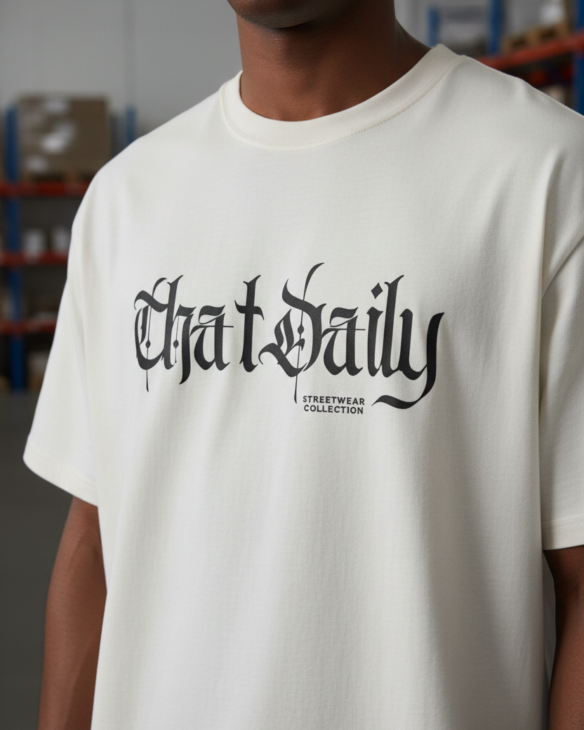 That Daily tee close-up