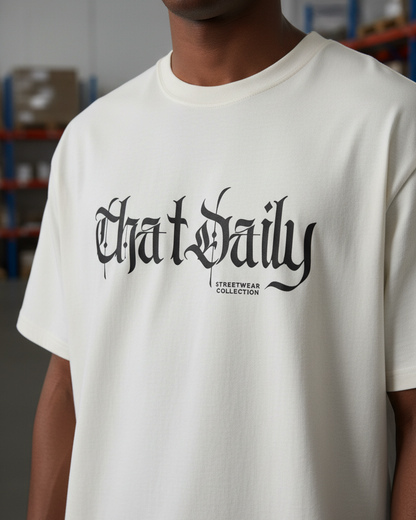 That Daily tee close-up